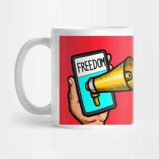 Freedom of Speech Internet Mug